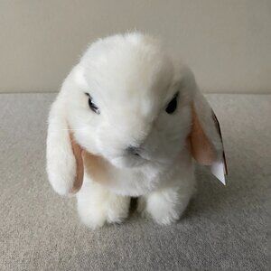 NWT Anna Club Plush Originals White Realistic Bunny Shoppers Drug Mart Import 7"